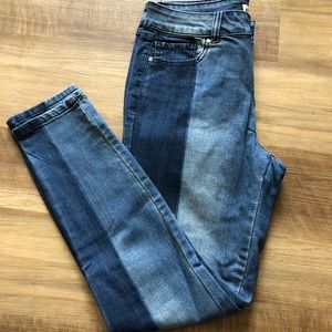 TWO TONE JEANS